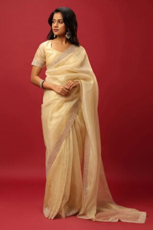 Lemon Yellow Wrinkle Tissue Classic Sare...