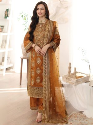 Mgs-06 Aabroo 3pc Raw Silk Stitched I Unstitched