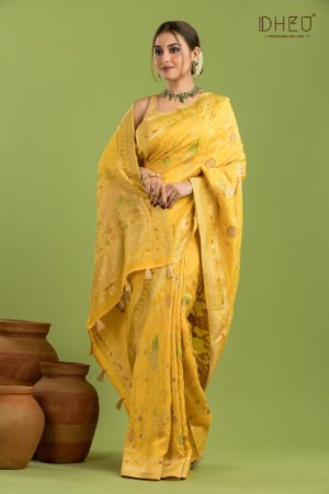 Designer Mashru Benarasi Saree