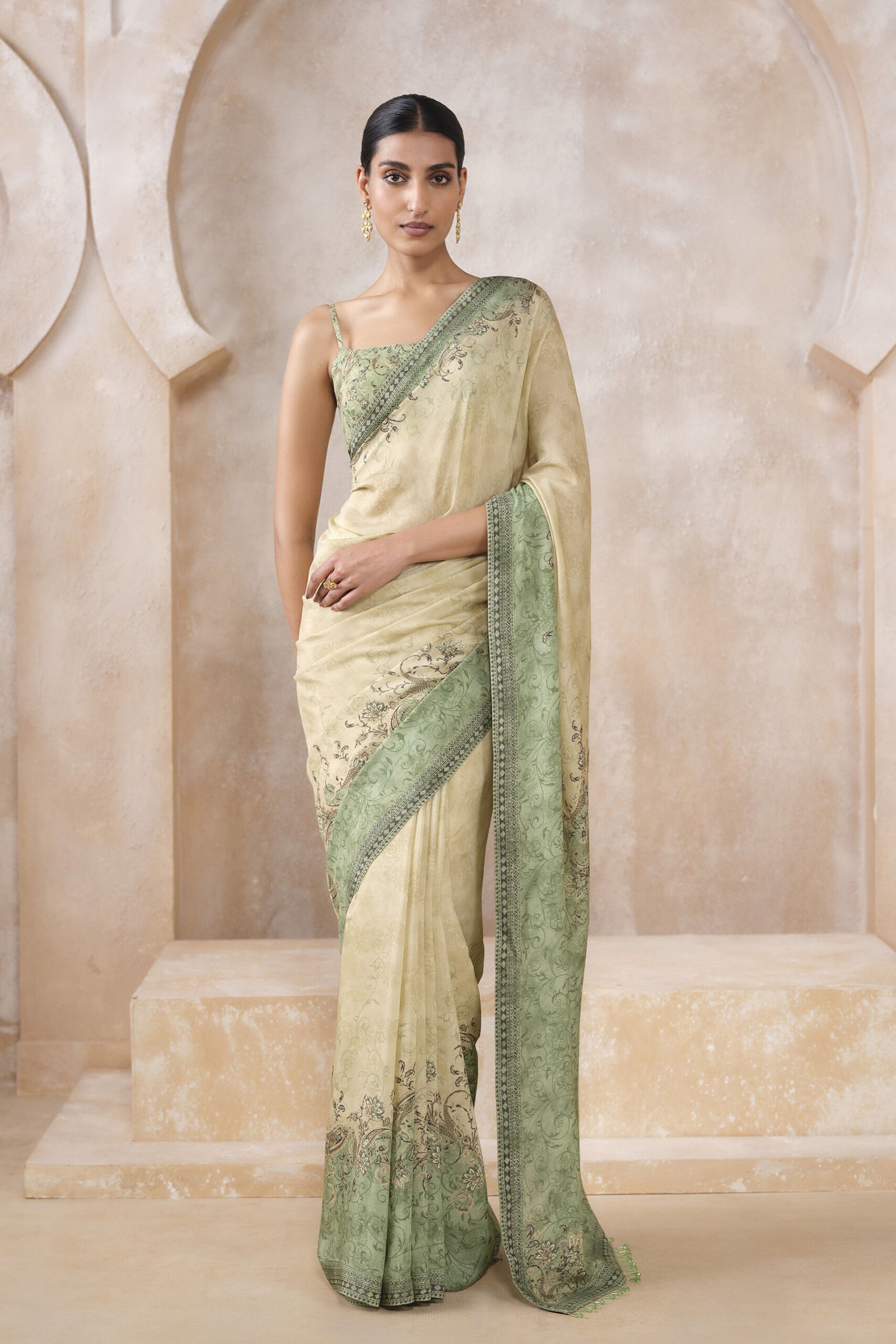 Lizbet Saree - Green