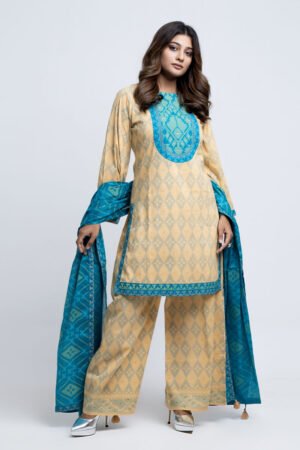 Biscotti Voile Printed Salwar Kameez Set