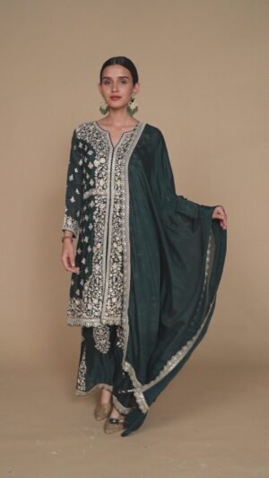 Elegance Crepe Sharara Suit