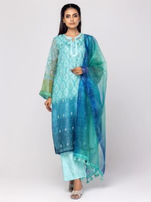 Tiffany Blue Ornamenta Theme Shalwar Kameez