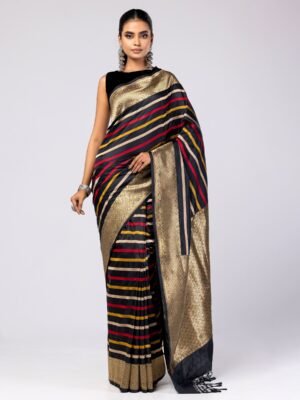 Black Mirpur Katan Saree