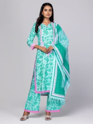 Cyan Ornamenta Theme Shalwar Kameez