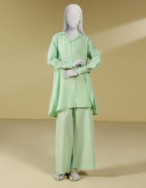 Green Dobby Dyed Co-Ord Set