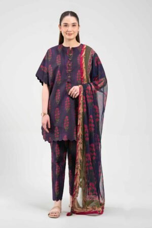 3 Piece - Digital Printed Suit - 42601259