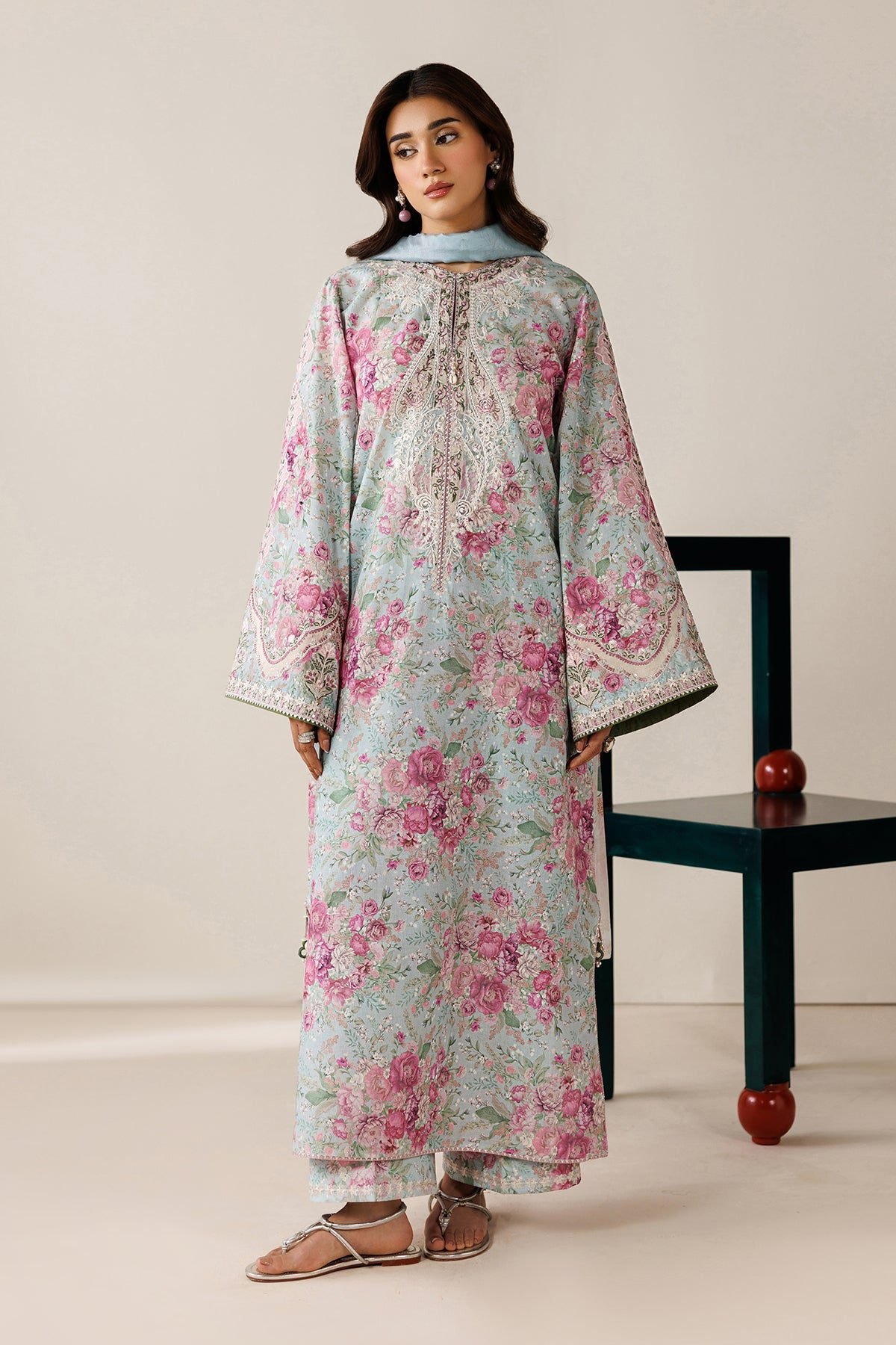 Embroidered Printed Lawn Pr-1272