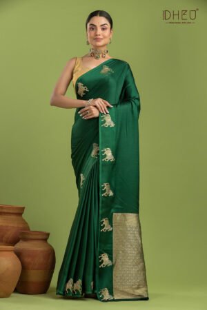 Designer Mashru Benarasi Silk Saree