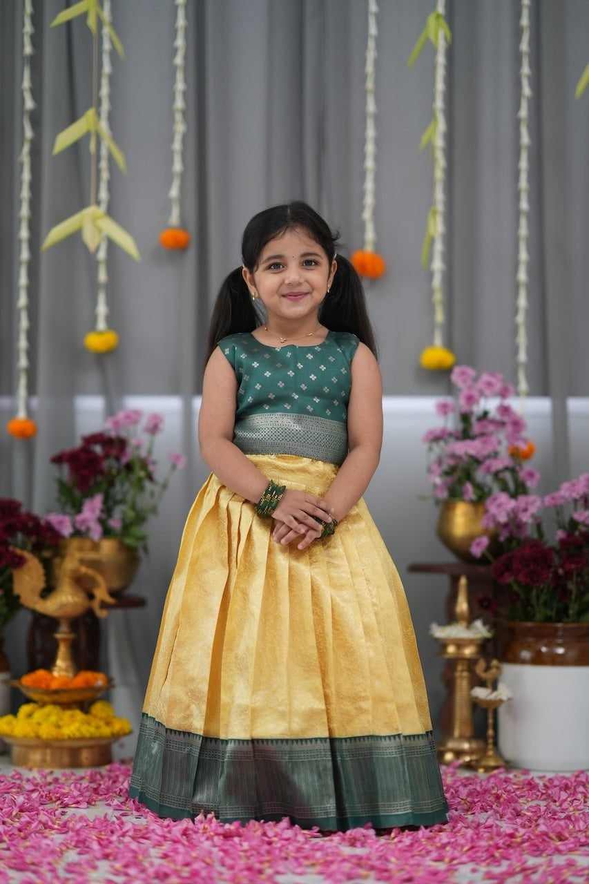 Exp - Zara - Yellow & Bottle Green