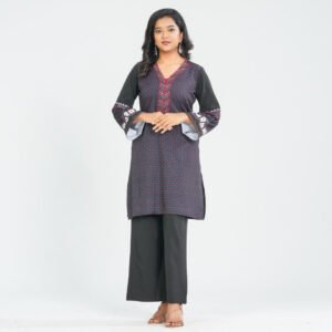 Women'S Blended Silk Two Piece Set