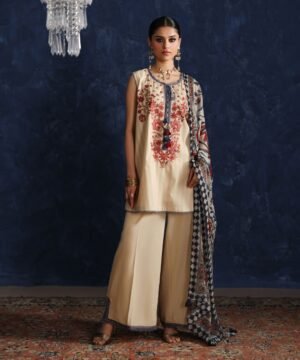 Embroidered Leno Kara Shirt