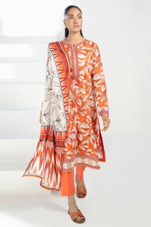 3 Piece Printed Lawn Suit Cl-62297 A