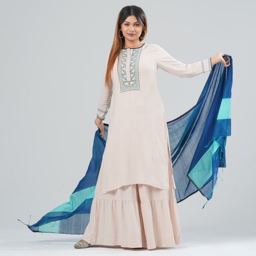 Women'S Cotton Three Piece Set