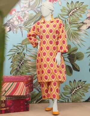 Yellow Lawn Kurta