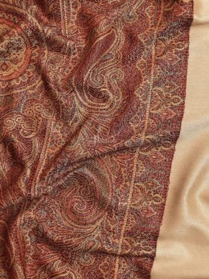 Pashtush Womens Jamawar Shawl 25
