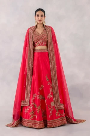 Rani Pink Silk Lehenga Set