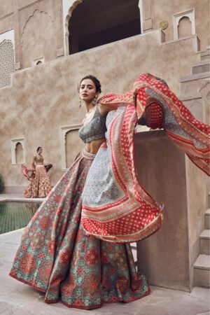 Mayai Lehenga - Blue