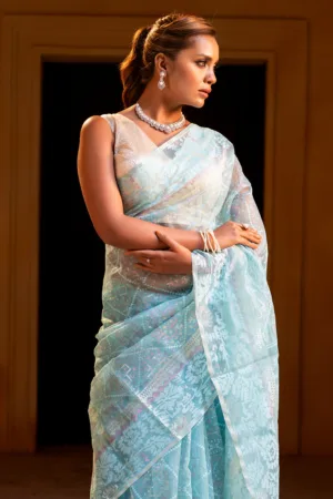 Belwari Jamdani Saree
