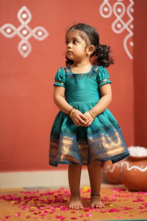 Madhuri Blue Frock Mini