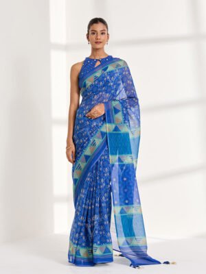 Cerulean Saree