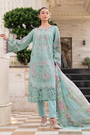 3 Piece Embroidered Lawn Suit