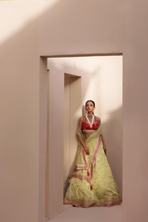 Hira Sea Green Lehenga