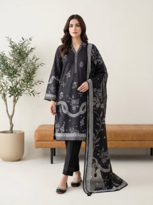3 Piece Unstitched Printed Lawn
