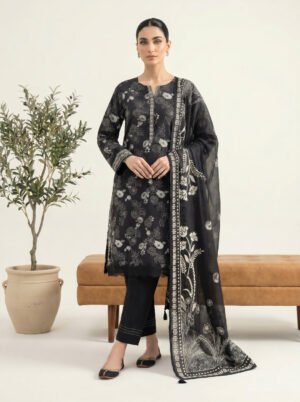 3 Piece Unstitched Printed Lawn