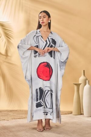 White Noise Kaftan