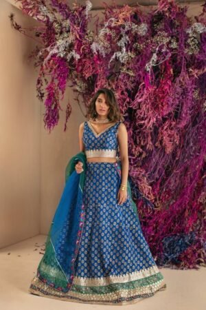 Ayana Electric Blue Lehenga