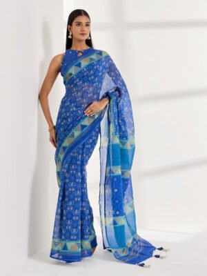 Cerulean Saree
