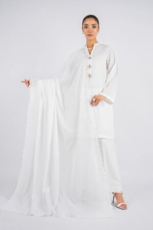 Ivory Elegance 01 Shawl