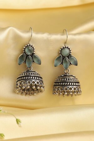 Mint Green Stone Earrings
