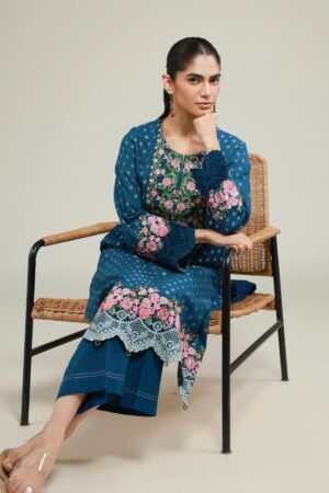 Embroidered Jacquard