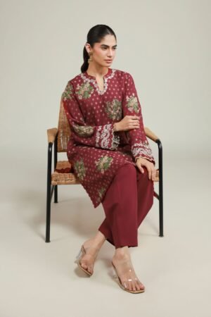 Embroidered Jacquard