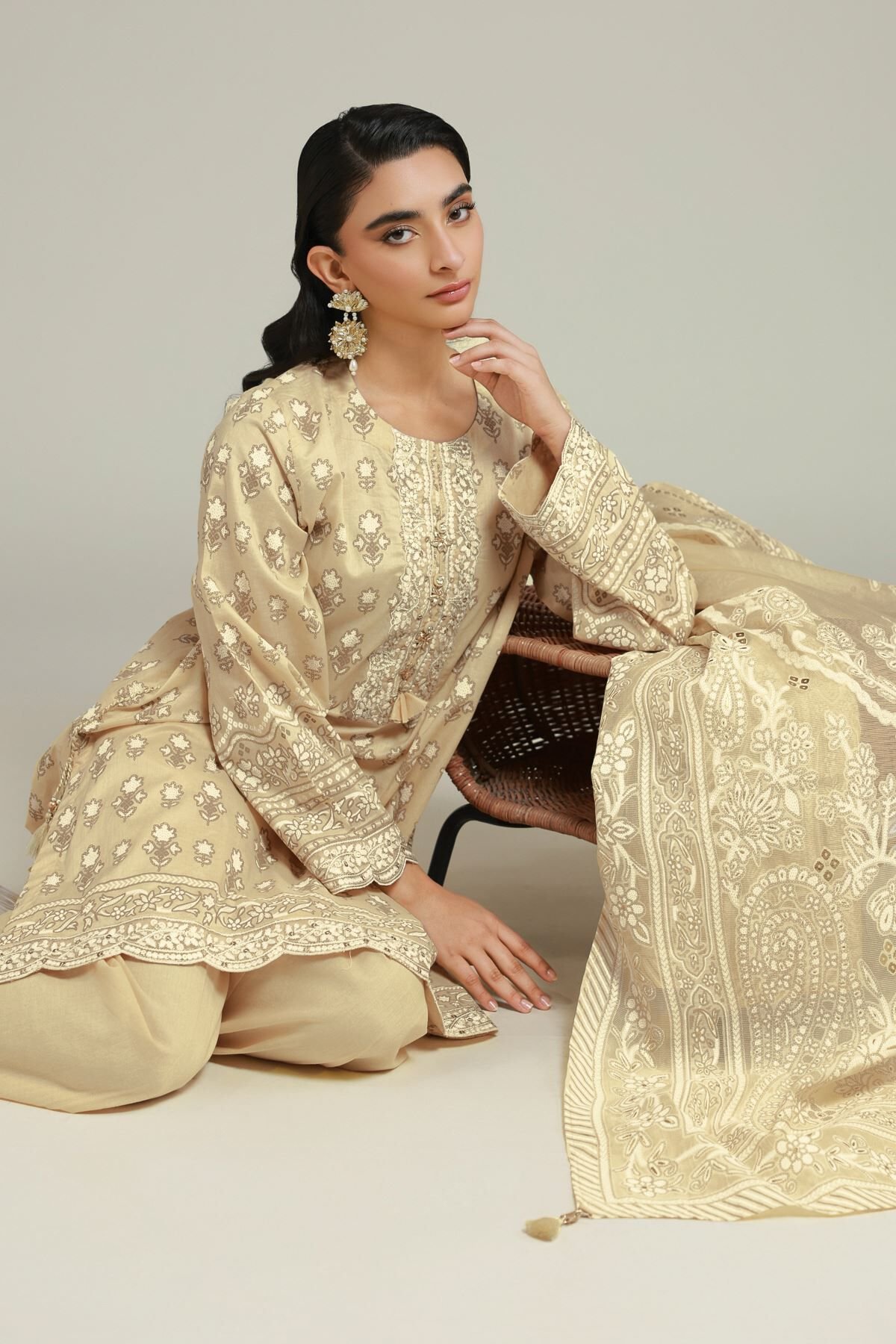 Embroidered Cambric
