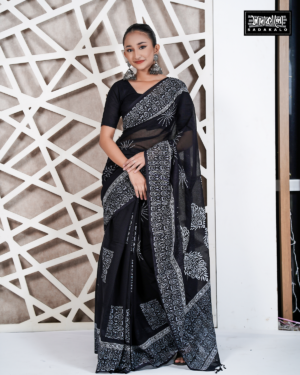 Block Printed Half Silk Sharee Eid 2026