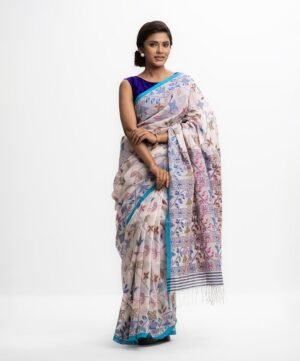 White Cotton Saree