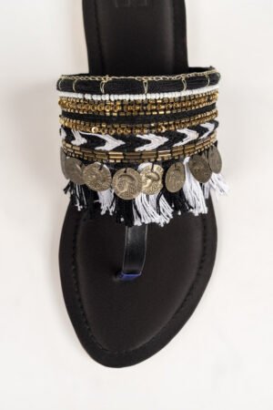 Women Black Kolhapuri