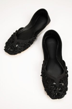 Women Black Khussa