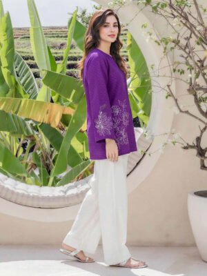 Lawn Texture Kurti- Embroidered (pret)