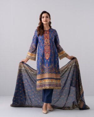 Smart Fit Embroidered Two-Piece Lawn by Yellow, South Asian ethnic wear