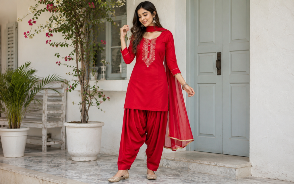 Fabrics Used in Patiala Suits