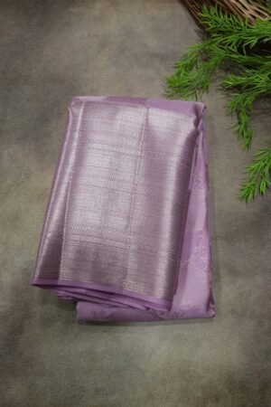 Pastel Pink Kanchivaram Silk Saree