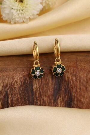 Green Stone Earrings