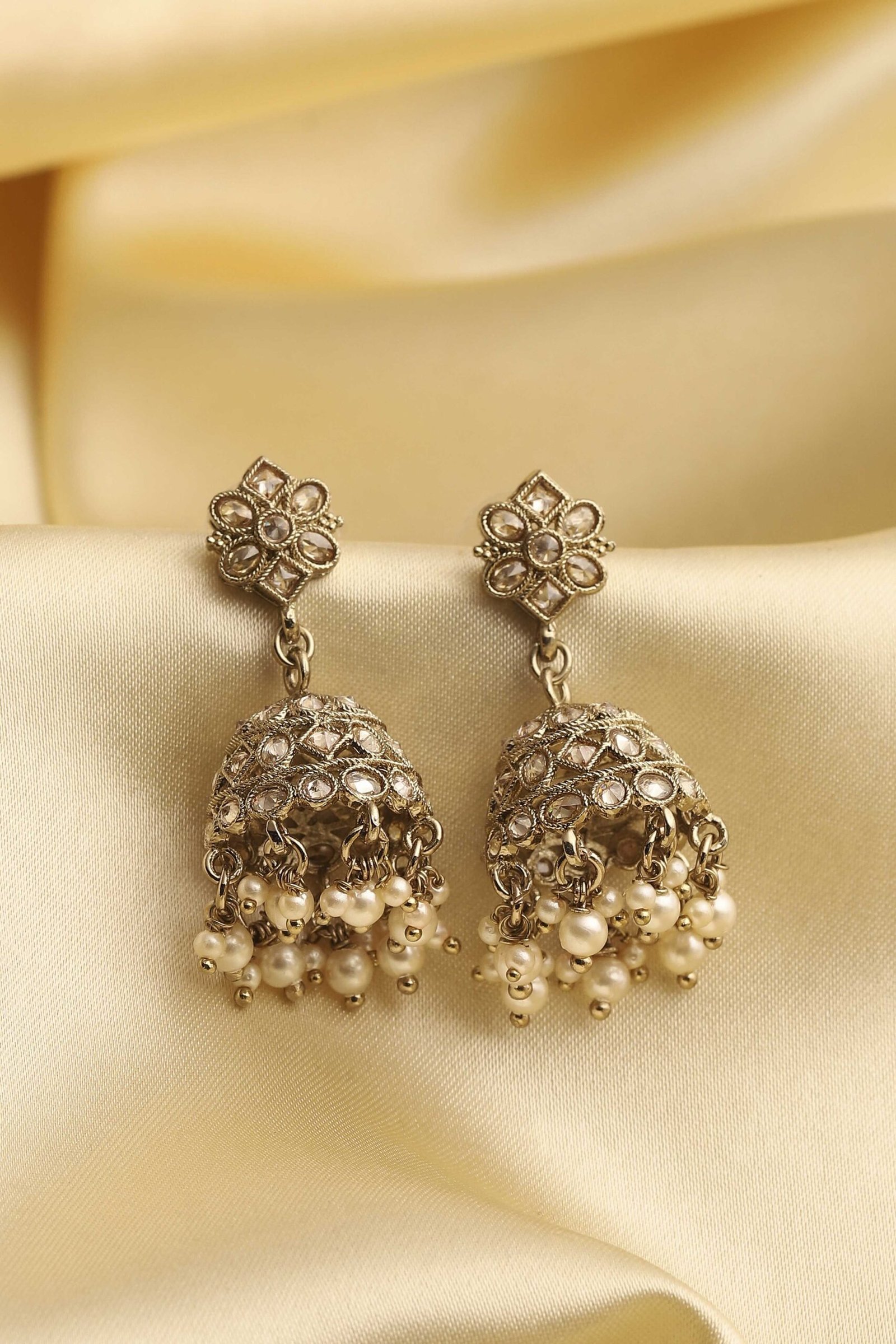 Champagne Pearl Earrings
