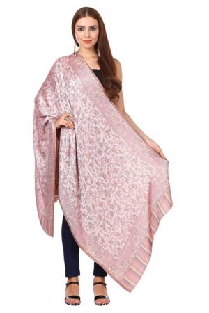 Womens Kaani Design Soft Bamboo Scarf Casual Stole Flamingo Pink