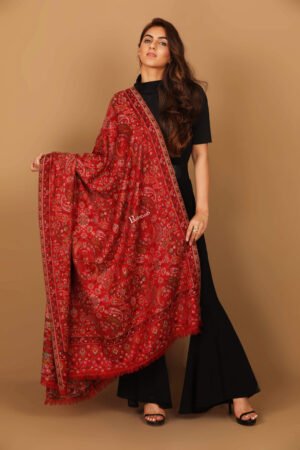 Pashtush Womens Kaani Shawl Faux Pashmina Soft And Warm Multi Coloured 2