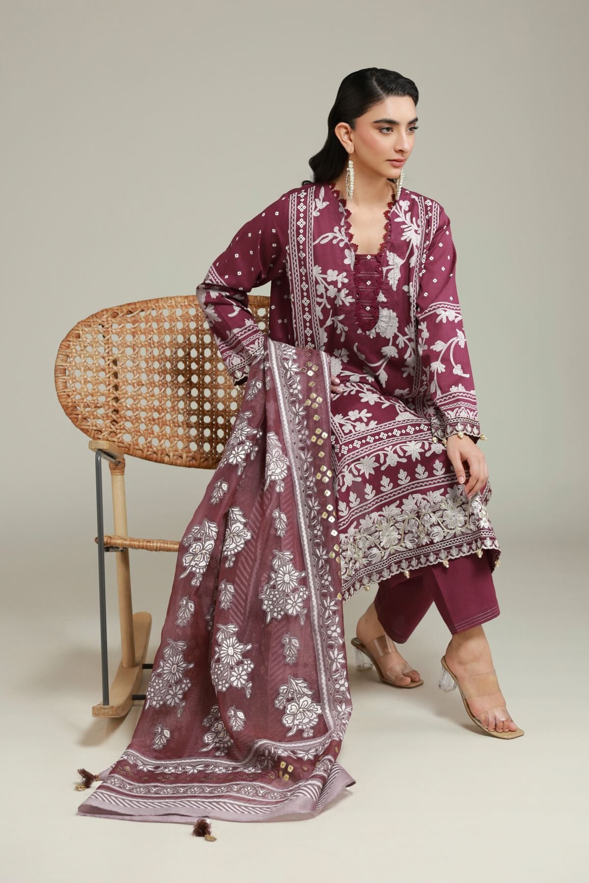Embroidered Cambric